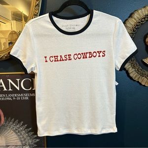I Chase Cowboys Tee
